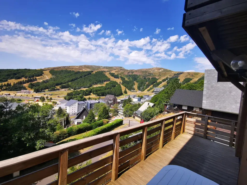 Terrasse vue exceptionnel Station Super Besse