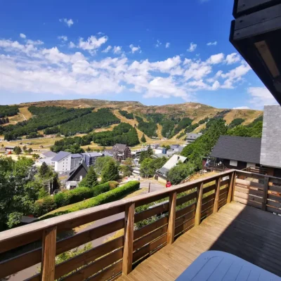 Terrasse vue exceptionnel Station Super Besse