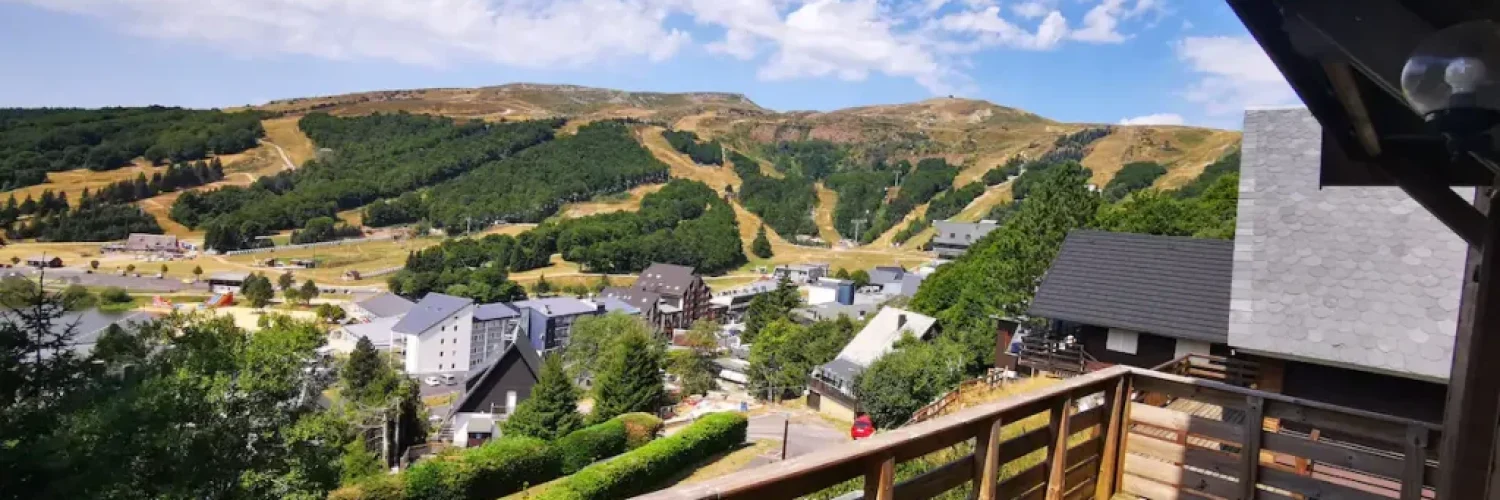 Terrasse vue exceptionnel Station Super Besse